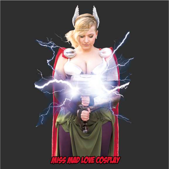 Miss Mad Love shirt design - zoomed