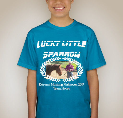 Team Flores saving Mustangs Fundraiser - unisex shirt design - back