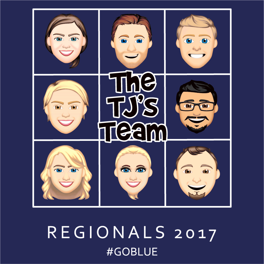 TJ's Team - Regionals 2017 shirt design - zoomed