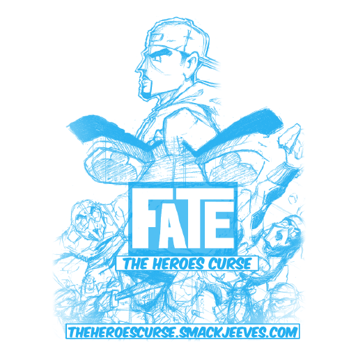 Fate the Heroes Curse shirt design - zoomed