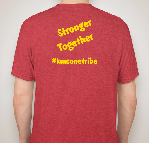 KMS One Tribe T-Shirt Sale Fundraiser - unisex shirt design - back