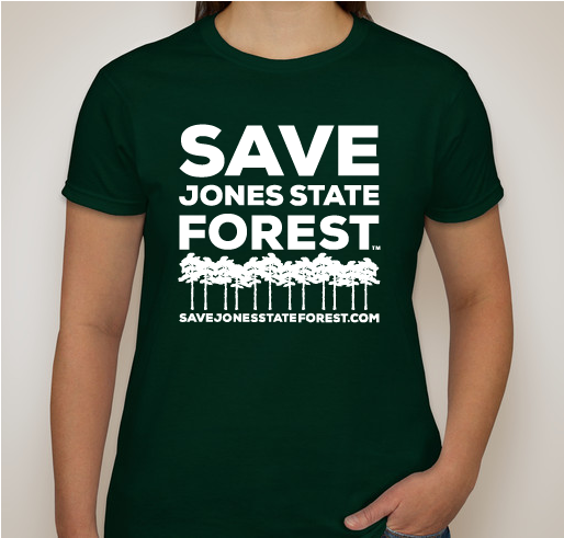 Save Jones State Forest T-shirts Fundraiser - unisex shirt design - small