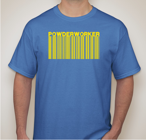 Midnight Oil Powderworkers! Fundraiser - unisex shirt design - front