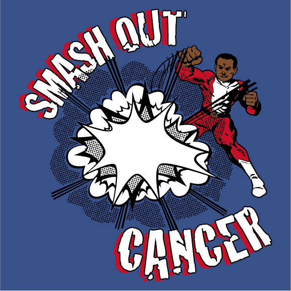 Be a part of SuperJor's Squad in his Fight to wipe out Neuroblastoma Cancer. Together we will WIN! shirt design - zoomed
