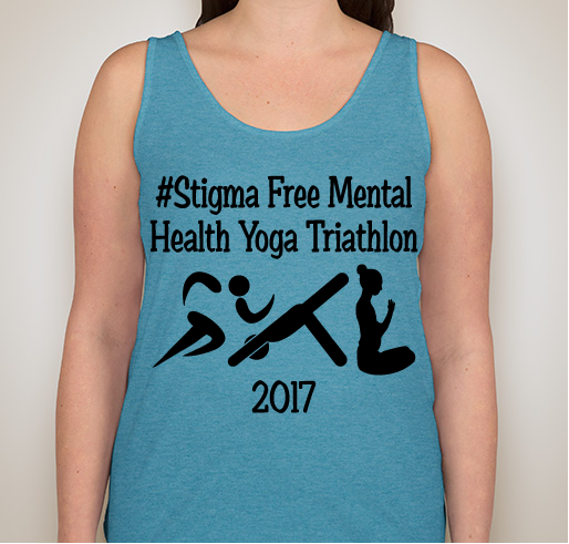 Yoga Triathlon Sunday May 21st Dellwood Park, Lockport Illinois Fundraiser - unisex shirt design - front