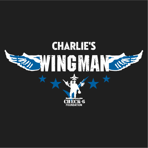Be a Charlie Wingman! Show your support for Charlie Capalbo! shirt design - zoomed