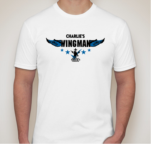 Be a Charlie Wingman! Show your support for Charlie Capalbo! Fundraiser - unisex shirt design - front