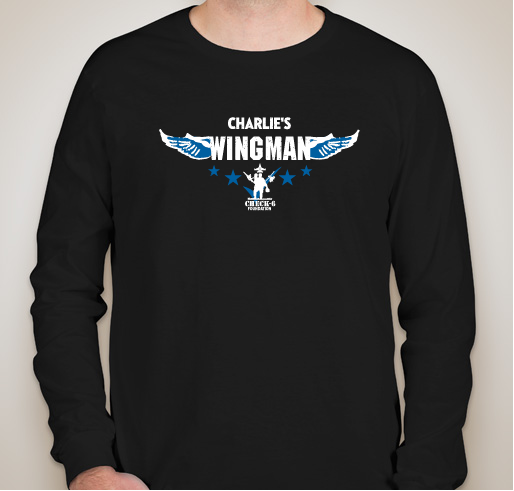 Be a Charlie Wingman! Show your support for Charlie Capalbo! Fundraiser - unisex shirt design - front