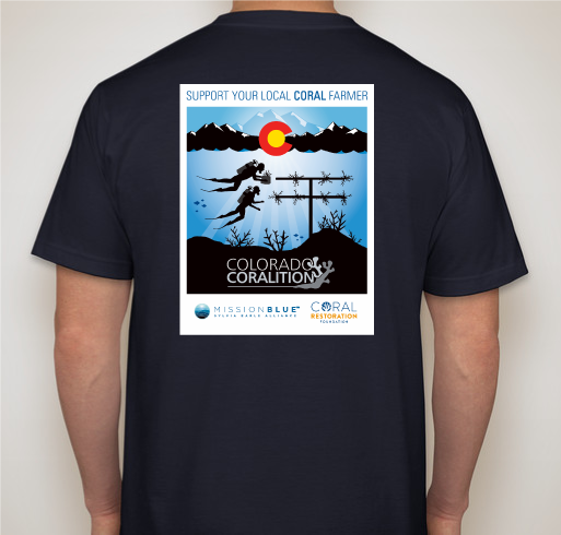 Colorado Coralition Fundraiser - unisex shirt design - back