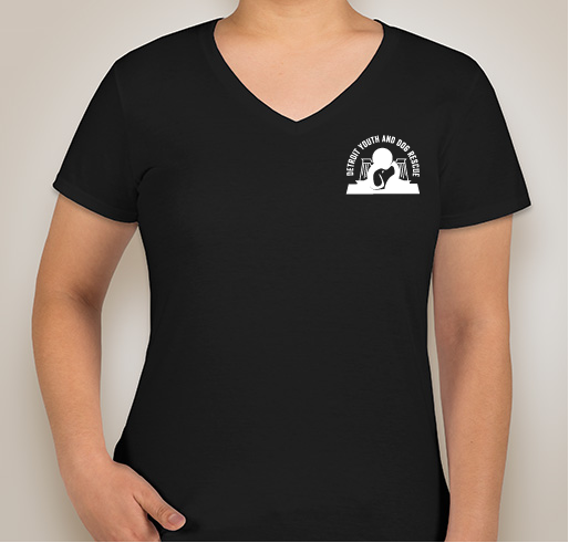 Detroit Youth & Dog Rescue Fundraiser - unisex shirt design - front