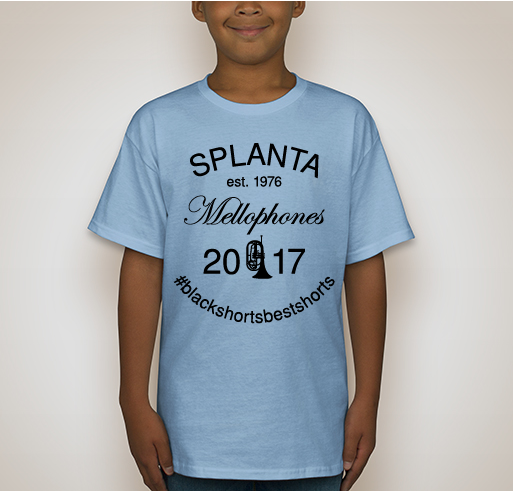 SPLANTA Mellophones Fundraiser - unisex shirt design - back