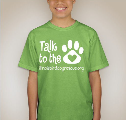 Talk to the PAW!! Fundraiser - unisex shirt design - back