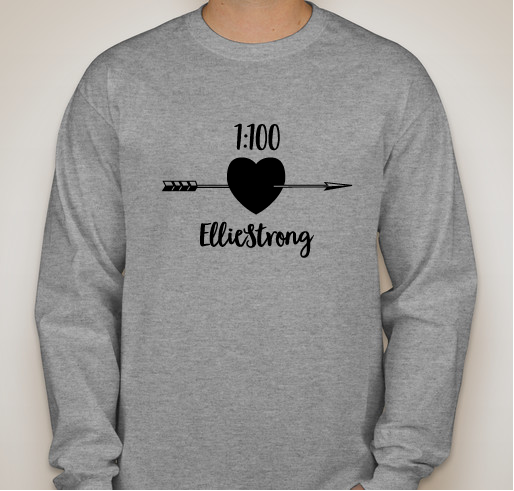EllieStrong Fundraiser - unisex shirt design - front