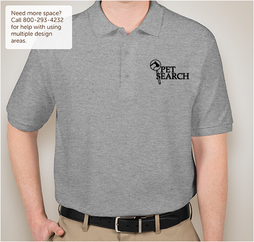 Pet Search T-shirt Fundraiser Fundraiser - unisex shirt design - front