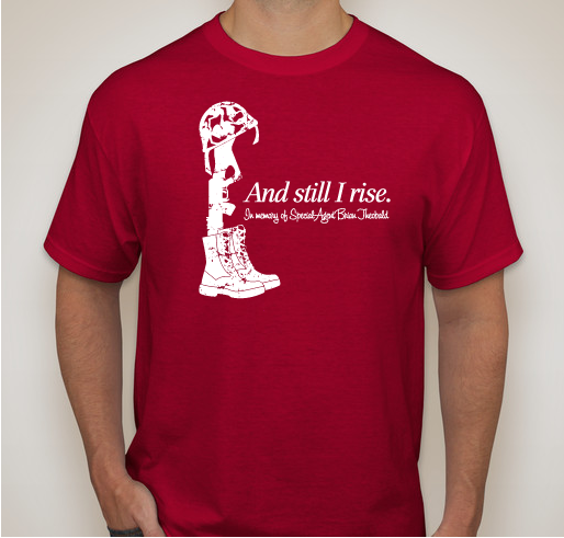 Anberlynn and Lyndsey raising awareness and honoring Brian Fundraiser - unisex shirt design - front