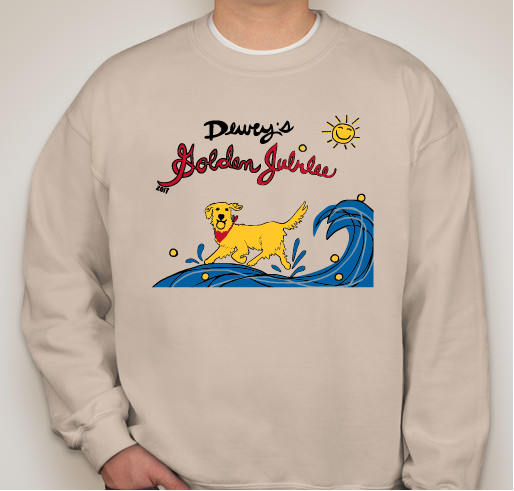 2017 Spring Dewey's Golden Jubilee Fundraiser - unisex shirt design - front