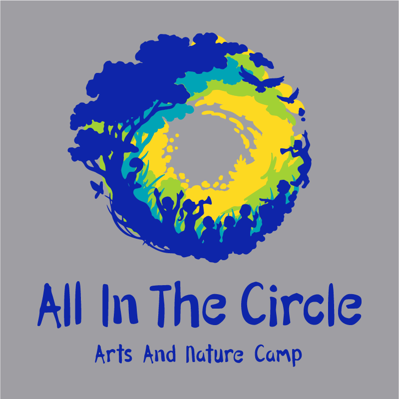 All in the Circle Creative Arts & Nature Camp shirt design - zoomed