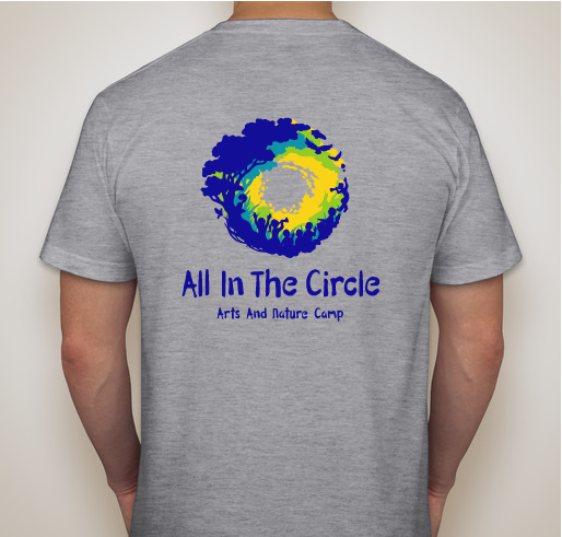 All in the Circle Creative Arts & Nature Camp Fundraiser - unisex shirt design - back