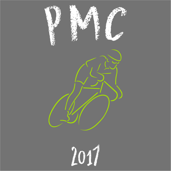 Gene Kain's PMC 2017 Ride shirt design - zoomed