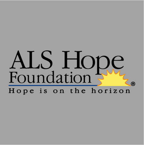 HOPE Shirts for ALS Awareness Month shirt design - zoomed