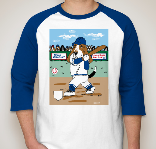 Buy a BROOD Take Me Out to the Ballgame Ramble T-shirt Fundraiser - unisex shirt design - front