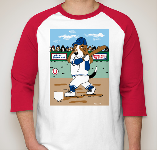 Buy a BROOD Take Me Out to the Ballgame Ramble T-shirt Fundraiser - unisex shirt design - front