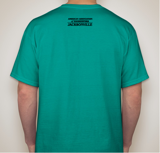 AAZK Jacksonville Bowling for Rhinos 2017 Fundraiser - unisex shirt design - back