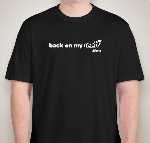 Back on My Feet Logo T-Shirts and Tank Tops Fundraiser - unisex shirt design - front