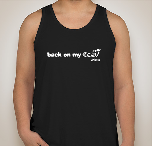 Back on My Feet Logo T-Shirts and Tank Tops Fundraiser - unisex shirt design - front
