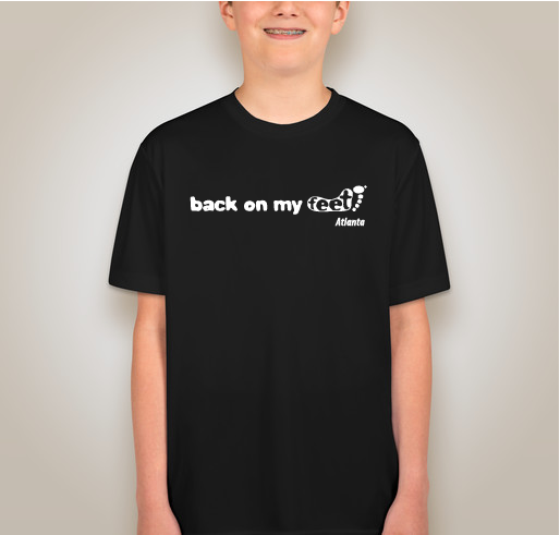 Back on My Feet Logo T-Shirts and Tank Tops Fundraiser - unisex shirt design - back