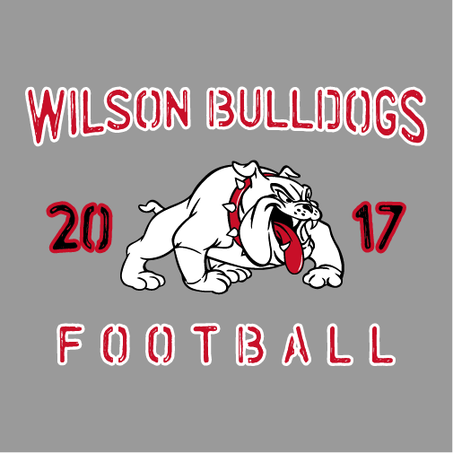 Wilson Football Tradition Club shirt fundraiser - "Title Teams, Revised" shirt design - zoomed