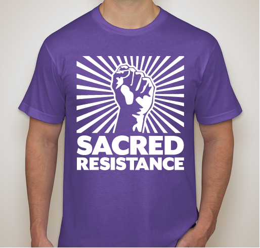 Los Angeles Sacred Resistance Fundraiser - unisex shirt design - front