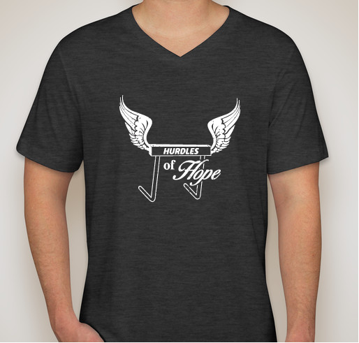 Hurdles of Hope Fundraiser - unisex shirt design - front