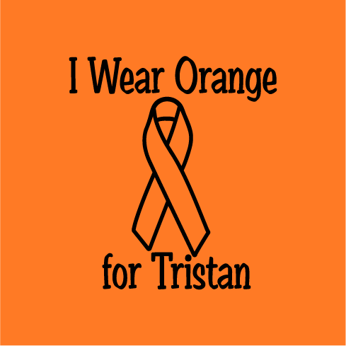 I Wear Orange for Tristan shirt design - zoomed