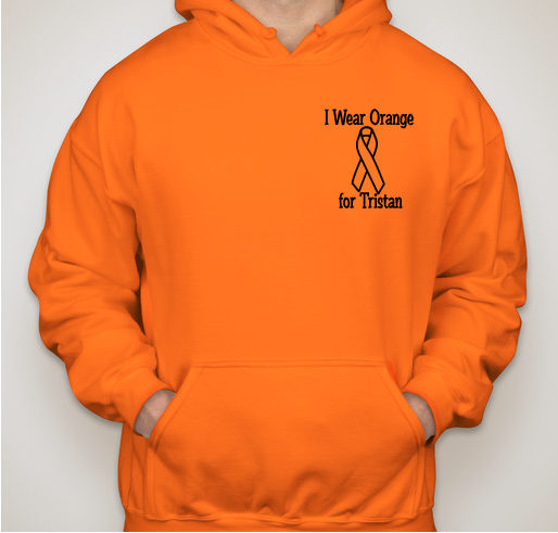 I Wear Orange for Tristan Fundraiser - unisex shirt design - front