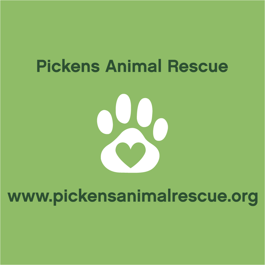 Help support Pickens Animal Rescue! shirt design - zoomed