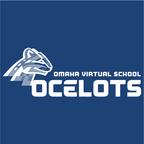 Omaha Virtual School - 2nd order 1st year shirt design - zoomed