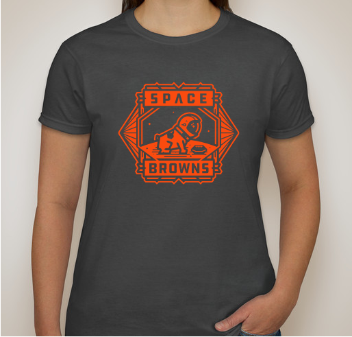 S P A C E B R O W N S Fundraiser - unisex shirt design - front
