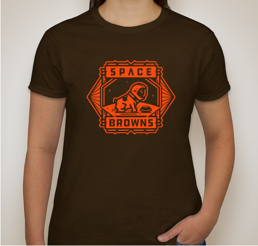 S P A C E B R O W N S Fundraiser - unisex shirt design - front