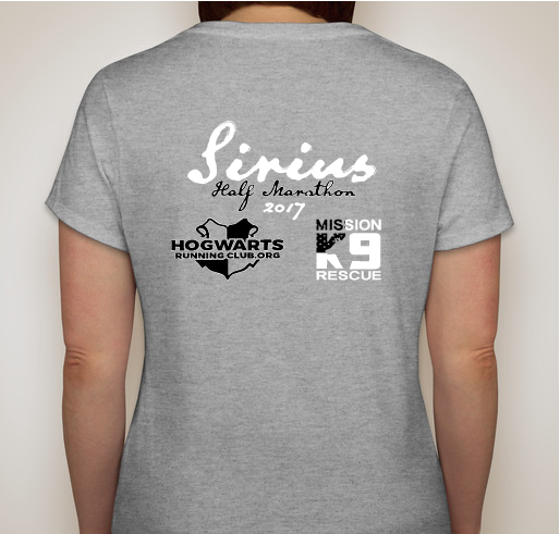 HRC Sirius Half Marathon 2017 Fundraiser - unisex shirt design - back