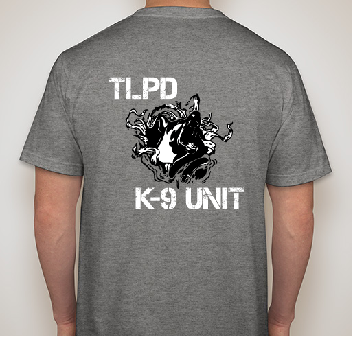 Turtle Lake Police Department K9 T-Shirts Fundraiser - unisex shirt design - back