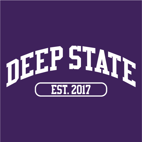 Deep State shirt design - zoomed