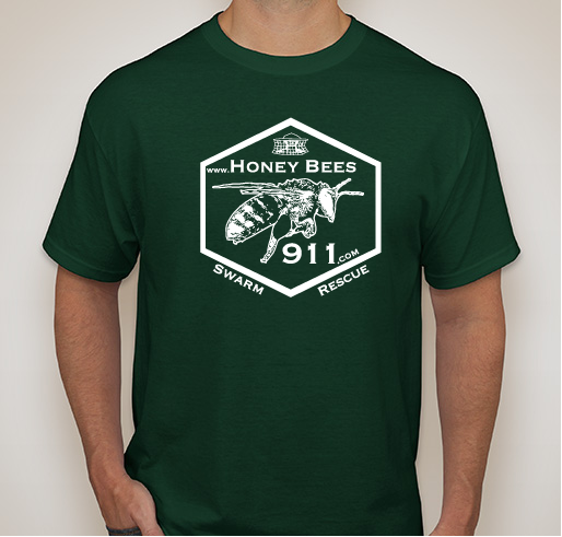 Honey Bees 911 Swarm Rescue Program (Custom Shipping) Fundraiser - unisex shirt design - front