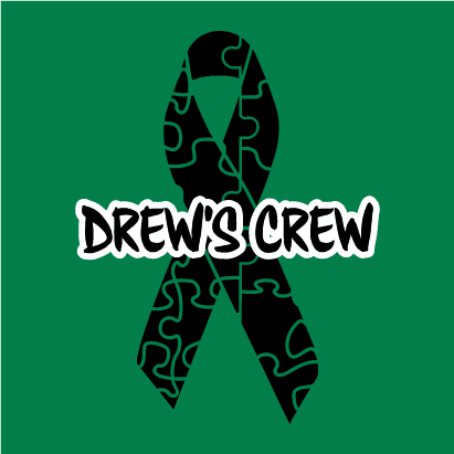 Drew's Crew shirt design - zoomed