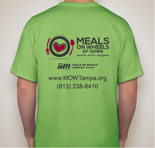Meals On Wheels of Tampa T-Shirts Fundraiser - unisex shirt design - back