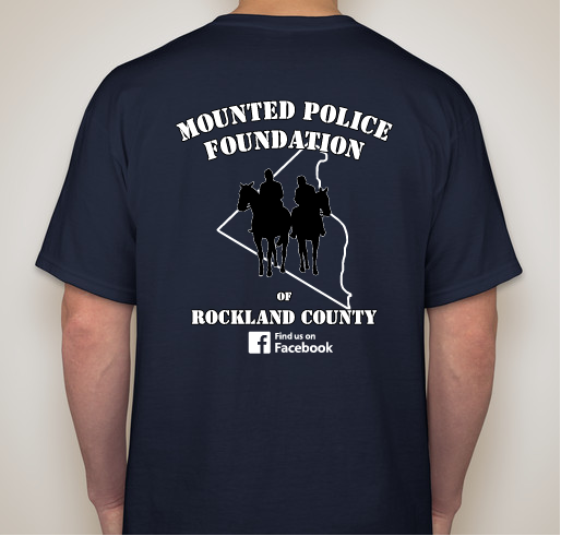 Mounted Police Foundation of Rockland County Fundraiser - unisex shirt design - back