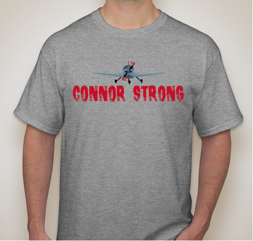 Connor Strong Fundraiser - unisex shirt design - front