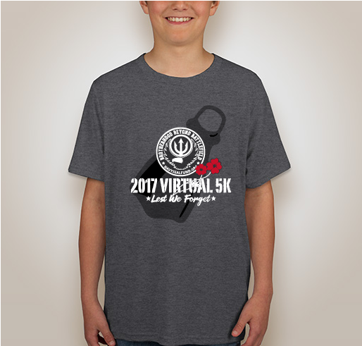Brotherhood Beyond Battlefield® Memorial 5K Challenge 2017 Fundraiser - unisex shirt design - front