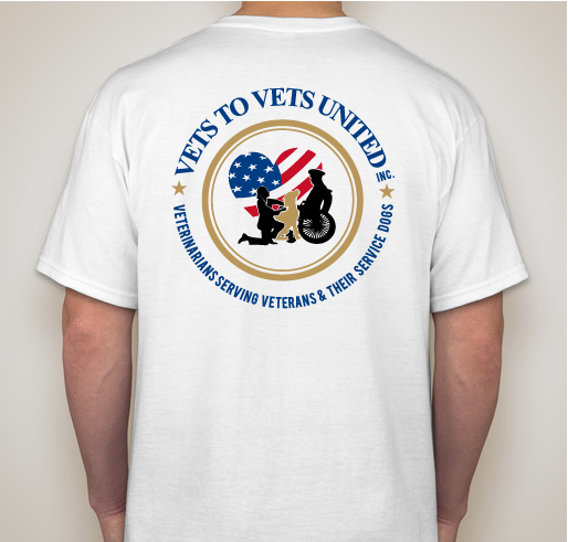 Vets to Vets United, Inc. Fundraiser - unisex shirt design - back