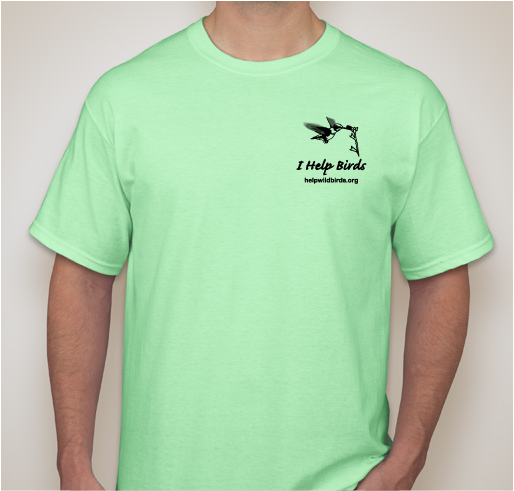 BUY A SHIRT and HELP WILD BIRDS! Fundraiser - unisex shirt design - front